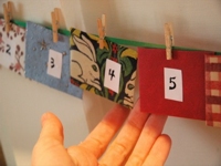 a peek inside the fishbowl Envelope Advent Calendar